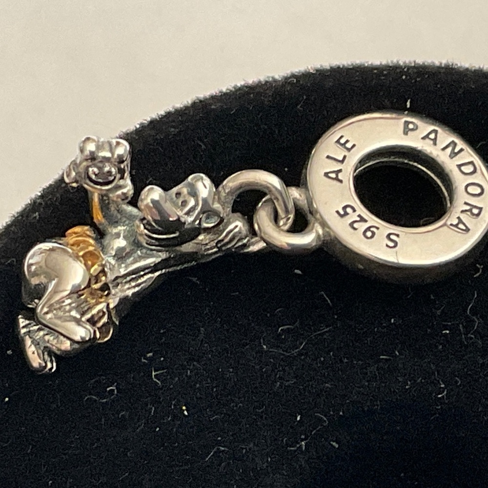 Pandora Silver and Gold Charm Bracelet - Picture 2 of 11